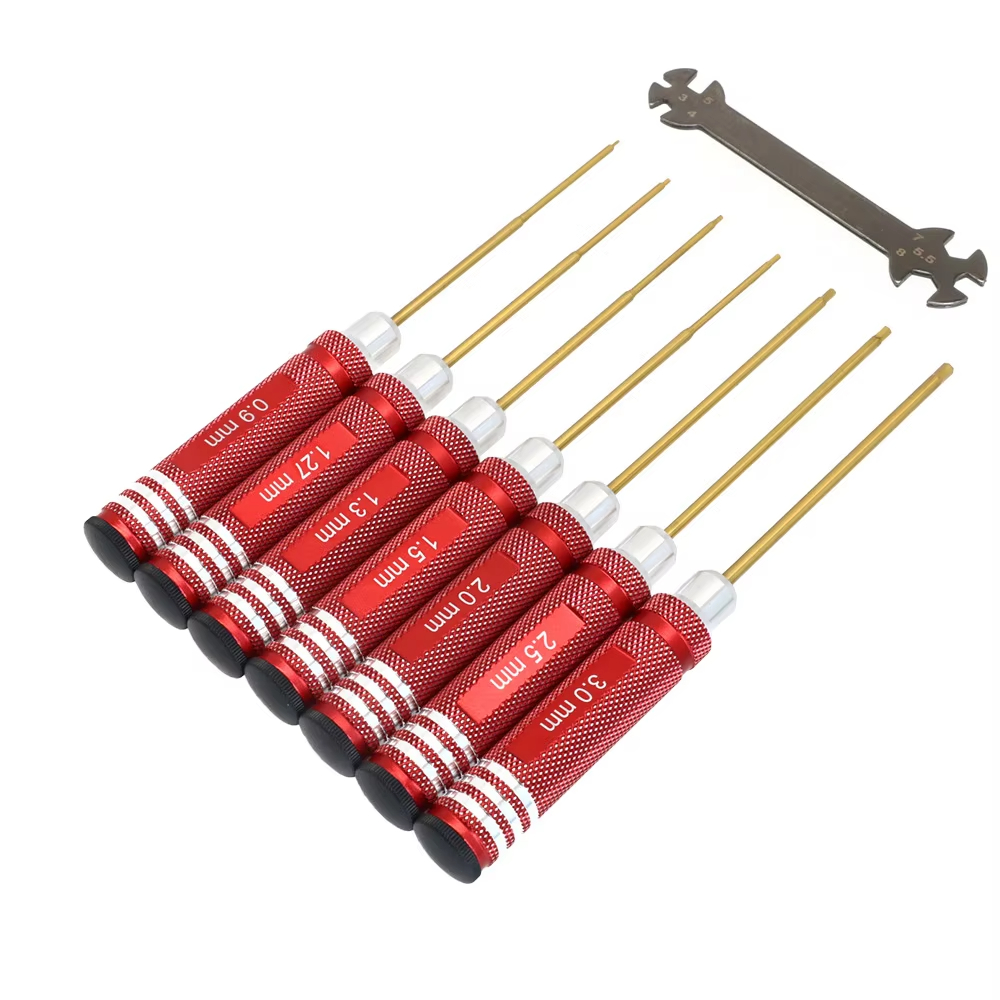 7pcs Hex Screw Driver Set Tita - đánh giá và giá Rc Helicopter Tool Kit