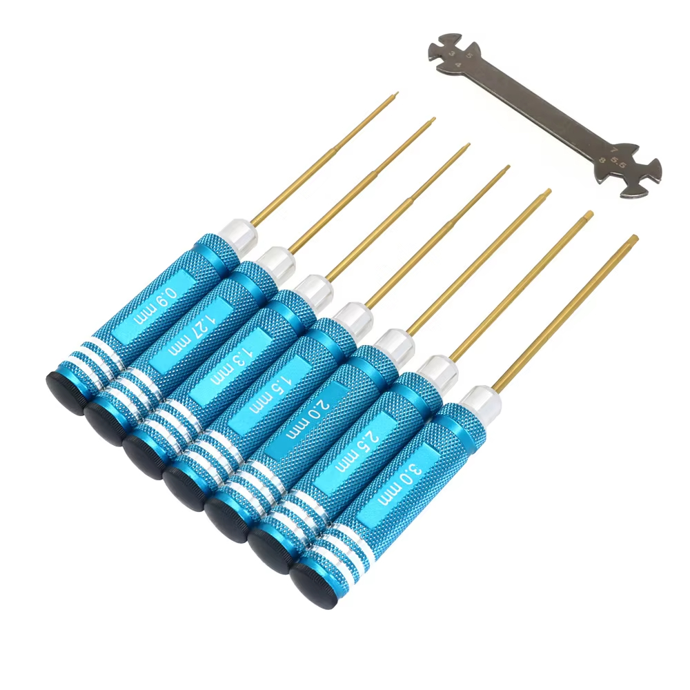 7pcs Hex Screw Driver Set Tita - đánh giá và giá Rc Helicopter Tool Kit