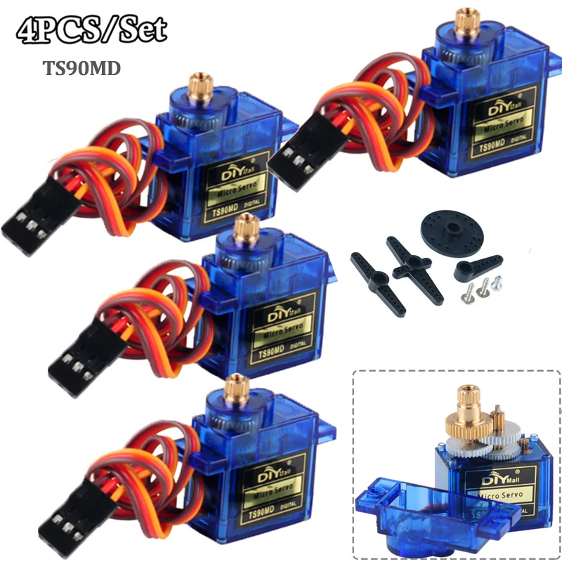 4Pcs TS90MD Micro Digital Serv - đánh giá và giá Rc Helicopter Servo