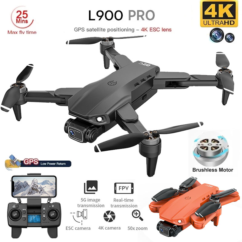 L900 Pro GPS Drone 4K Professi - đánh giá và giá Rc Helicopter Case