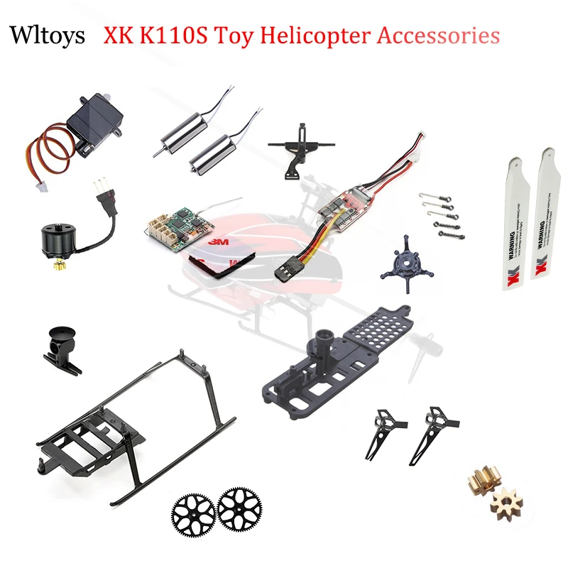 Original Wltoys XK K110S RC He - đánh giá và giá Rc Helicopter Gyro