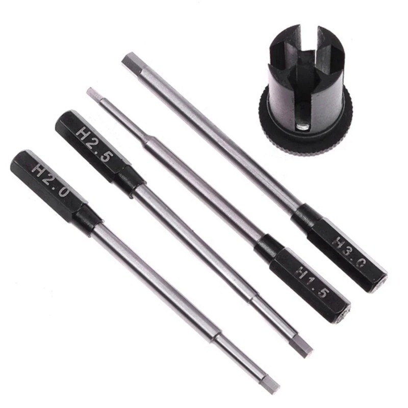 4-in-1 Hex Driver Screwdriver  - đánh giá và giá Rc Helicopter Tool Kit