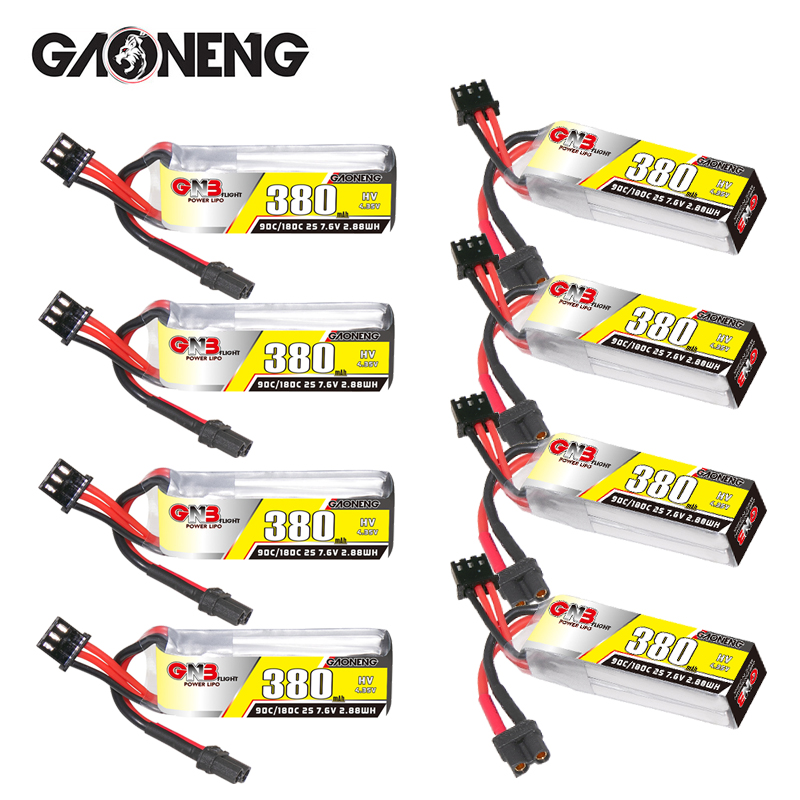 GNB 2S 7.6V 380mAh 90C/180C Li - đánh giá và giá Rc Helicopter Coaxial