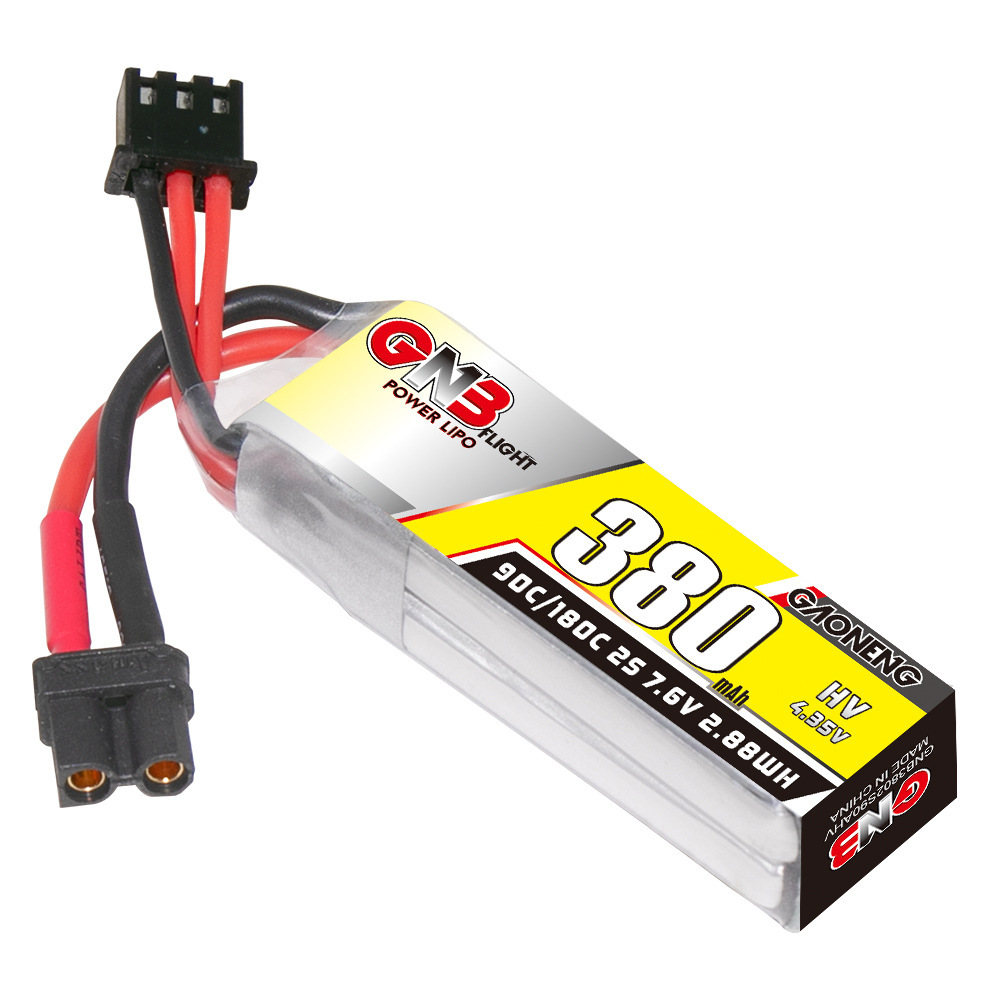 GNB 2S 7.6V 380mAh 90C/180C Li - đánh giá và giá Rc Helicopter Coaxial