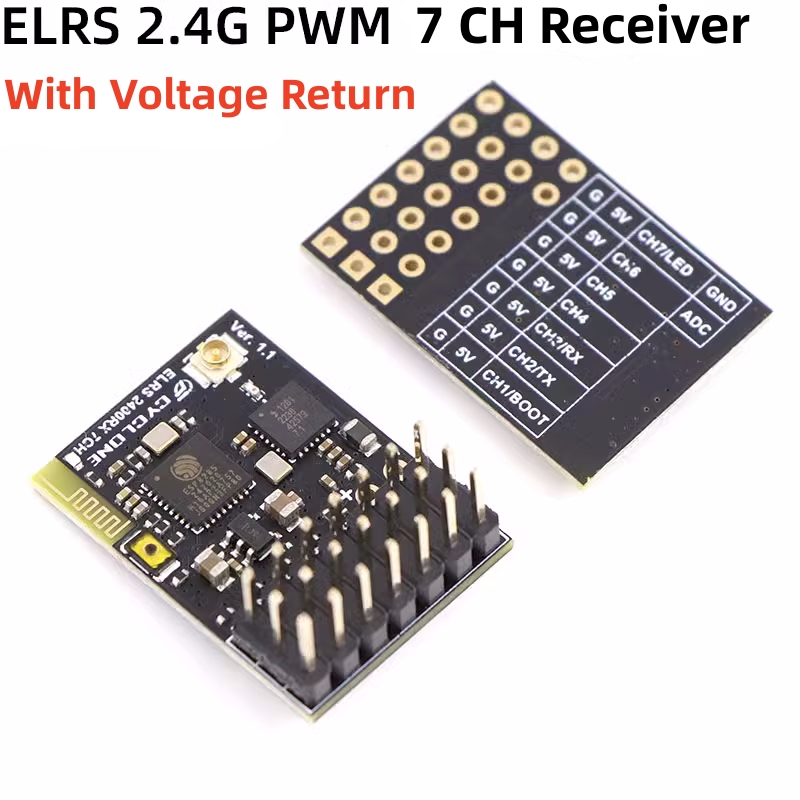 ELRS 2.4G PWM 7CH 6CH CRSF Rec - đánh giá và giá Rc Helicopter Remote Control
