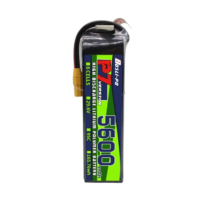 Bosli-po 8S 29.6V 5600m-Ah 95C - đánh giá và giá Rc Helicopter Case